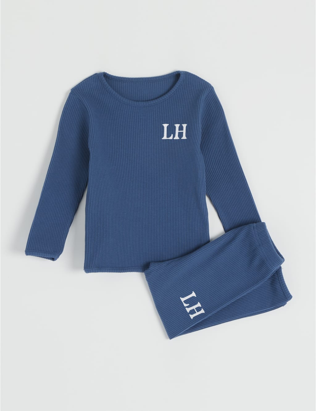 Personalised Kids Ribbed Lounge Set (1-10 Yrs)