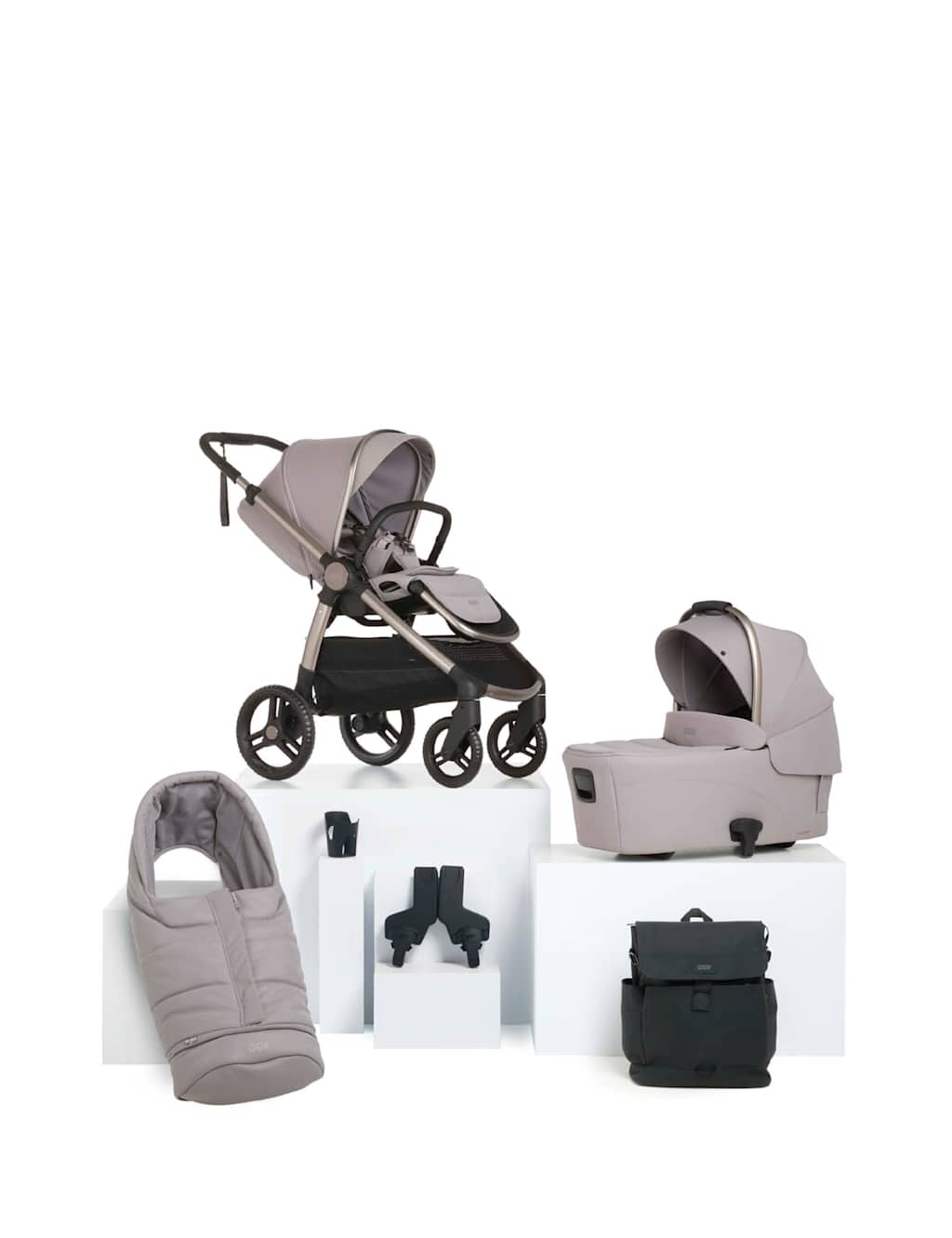 Mamas & Papas Kids Ocarro 2 6 Piece Essential Kit - Grey - Available at M&S
