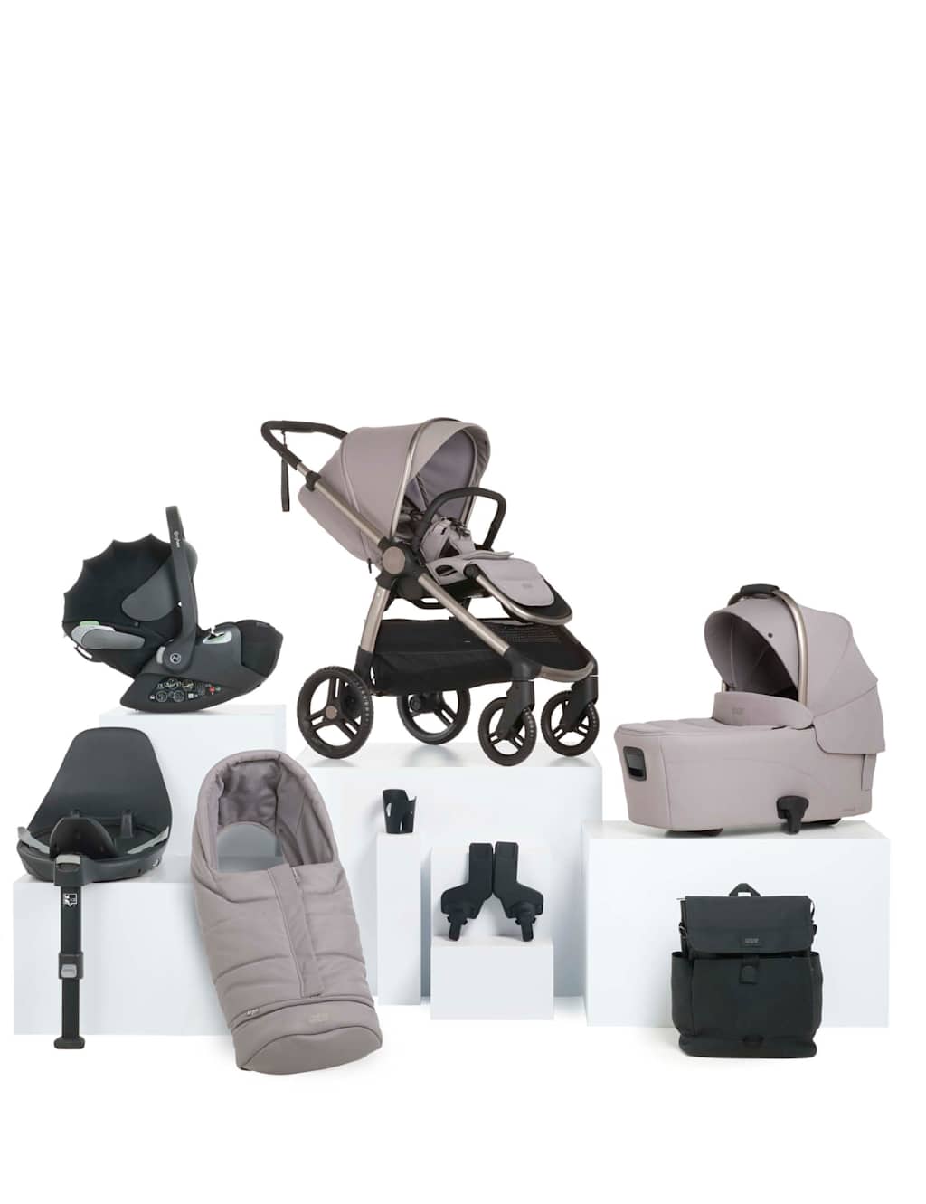 Mamas & Papas Kids Ocarro 2 8 Piece Complete Kit - Grey - Available at M&S