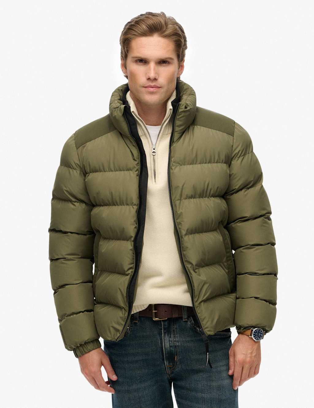 Superdry & Co Sports Puffer Jacket Green