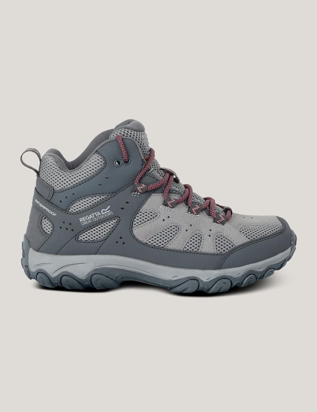 Regatta Edgepoint IV Mid Walking Boots Grey Mix