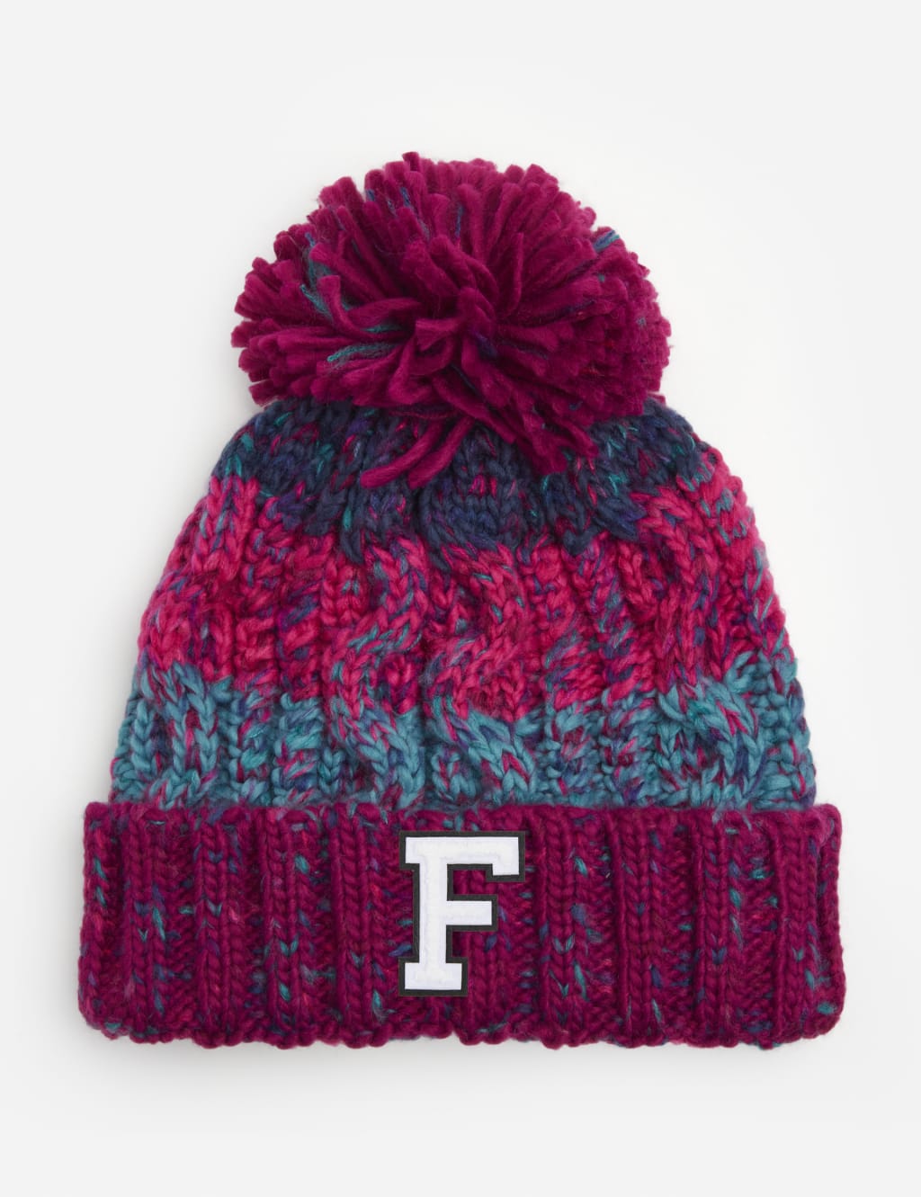 Alphabet Women's Personalised Adults Beanie - Pink Mix, Pink Mix