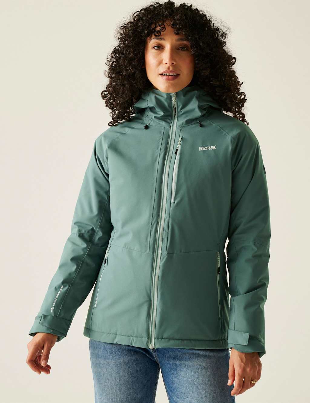 Regatta Highton Waterproof Padded Parka Jacket Green