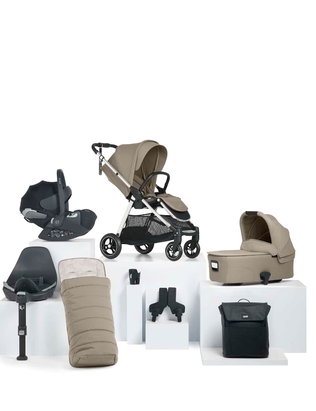 Mamas & Papas Kids Flip XT³ 8 Piece Complete Kit - Grey - Available at M&S