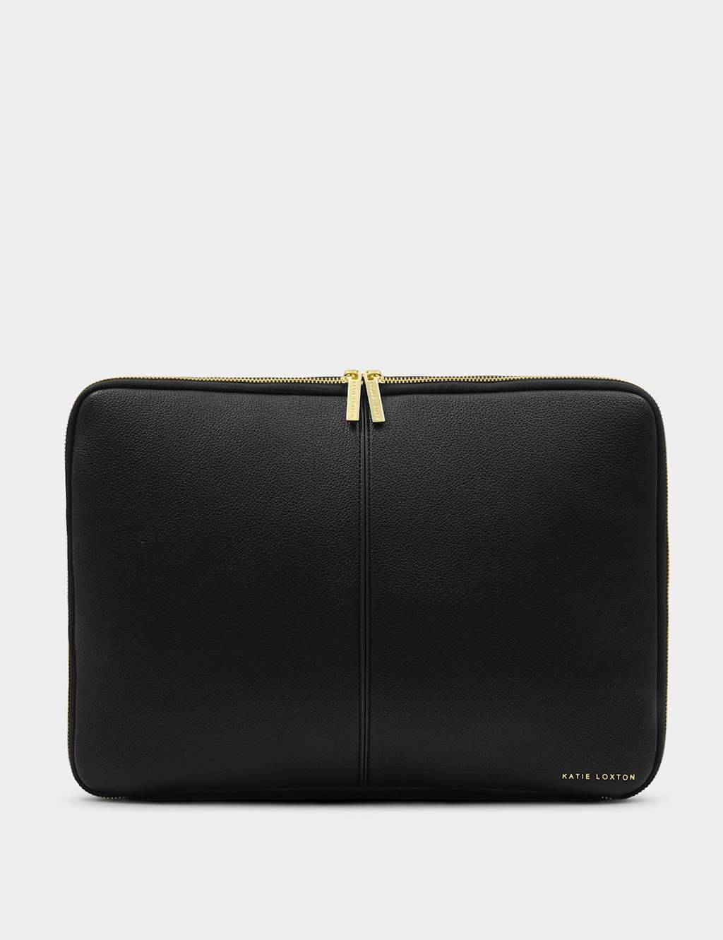 Katie Loxton Faux Leather Laptop Case Black
