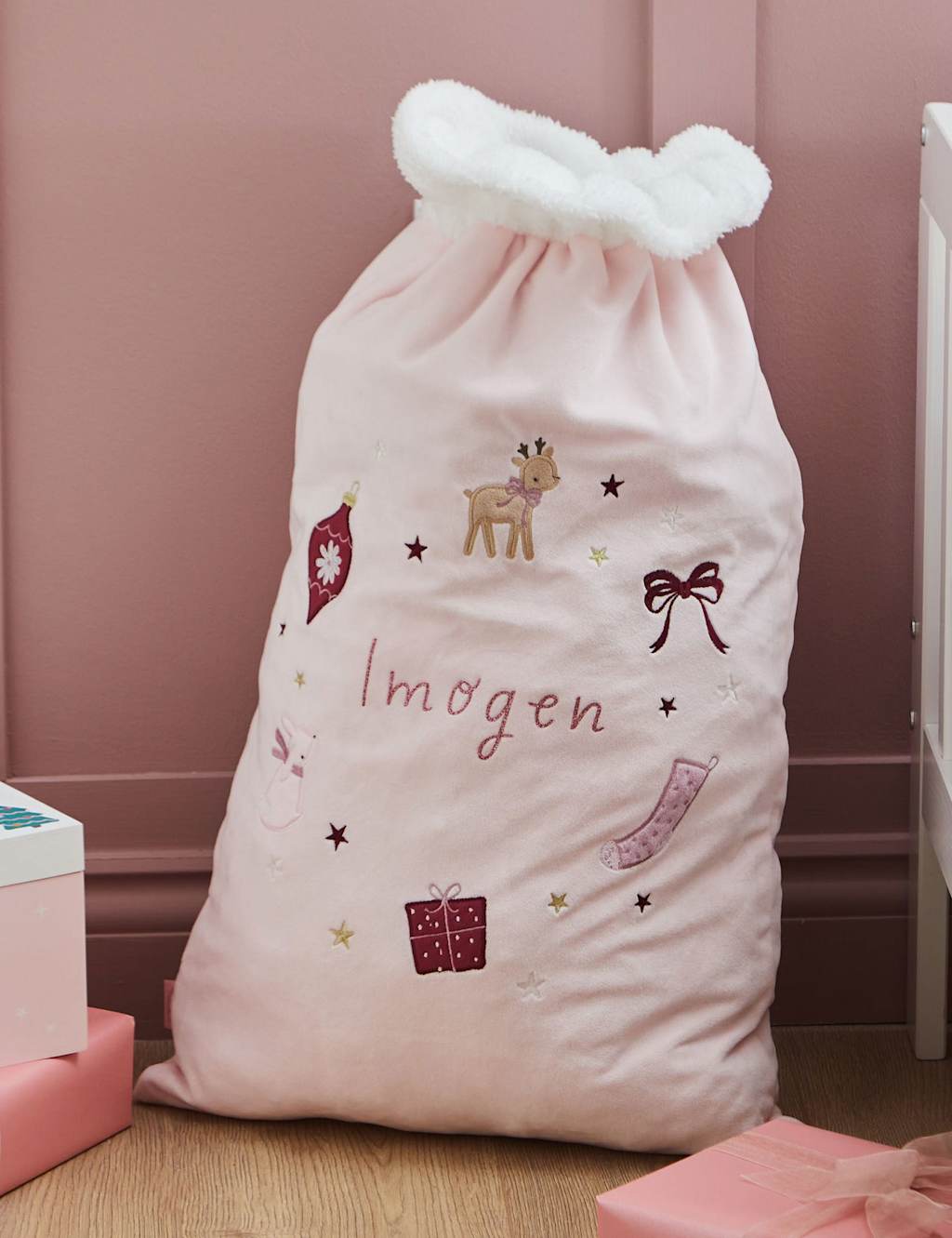 My 1st Years Personalised Pink Multi Asset Sack Pink