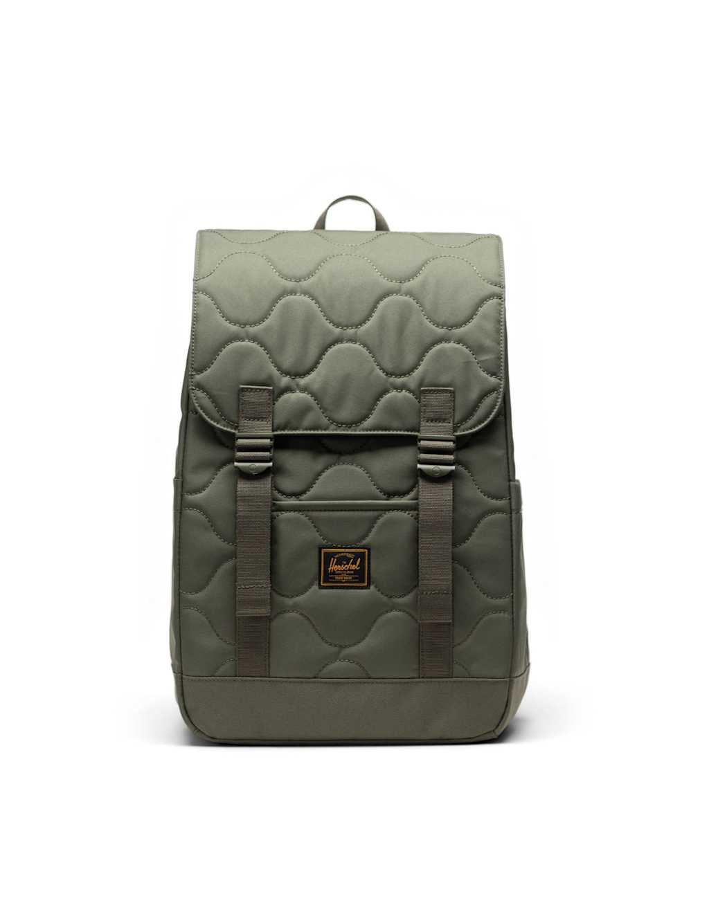 Herschel Retreat Quilted Backpack Green