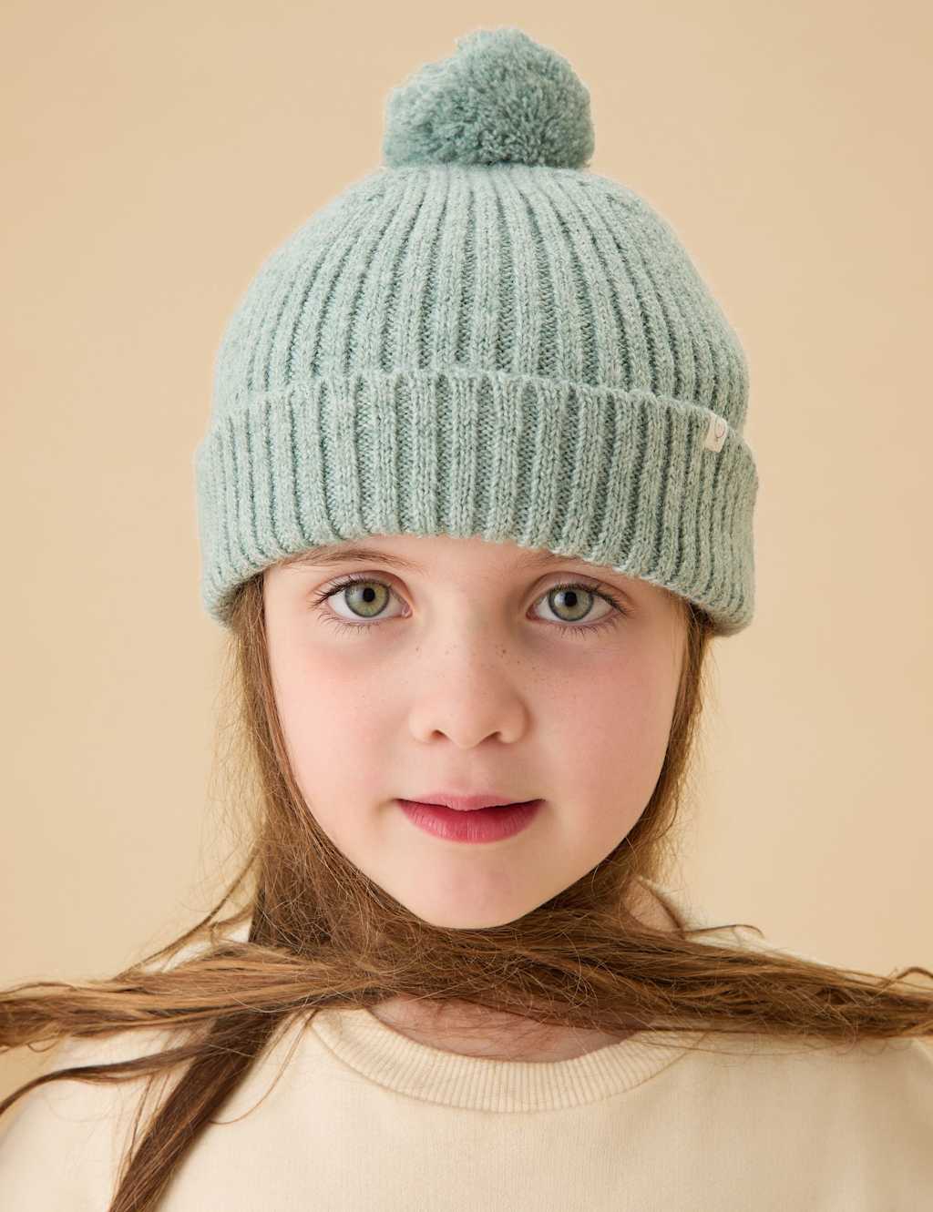 MORI Knitted Cap (0-4 Yrs) Green