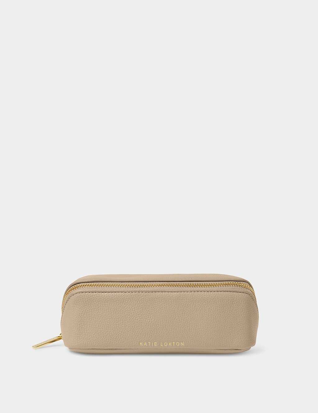 Katie Loxton Faux Leather Small Make-Up Bag Taupe