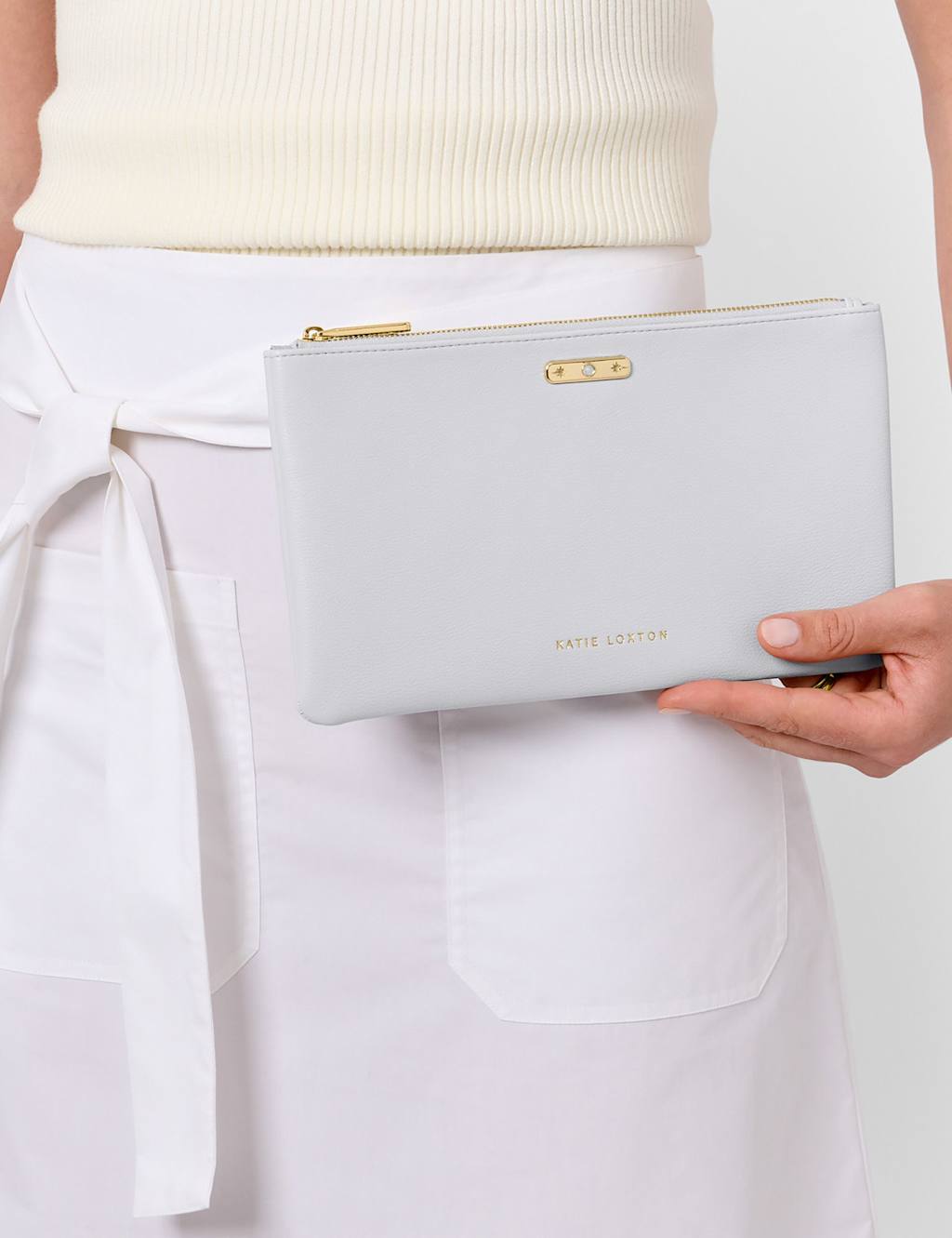 Katie Loxton Faux Leather June Birthstone Pouch Blue