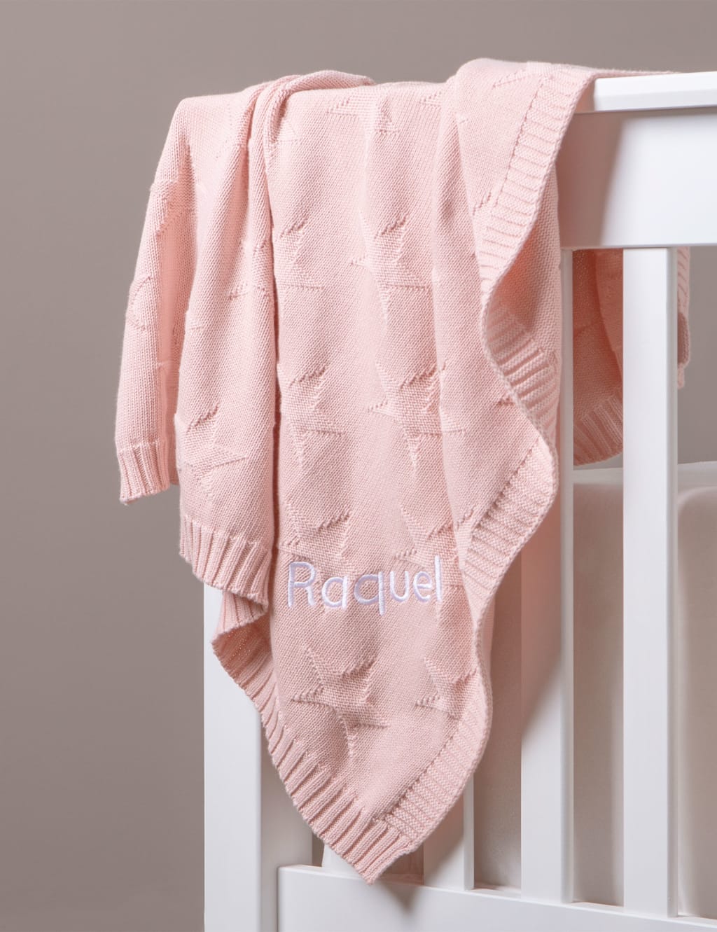 Personalised Star Jaquard Blanket
