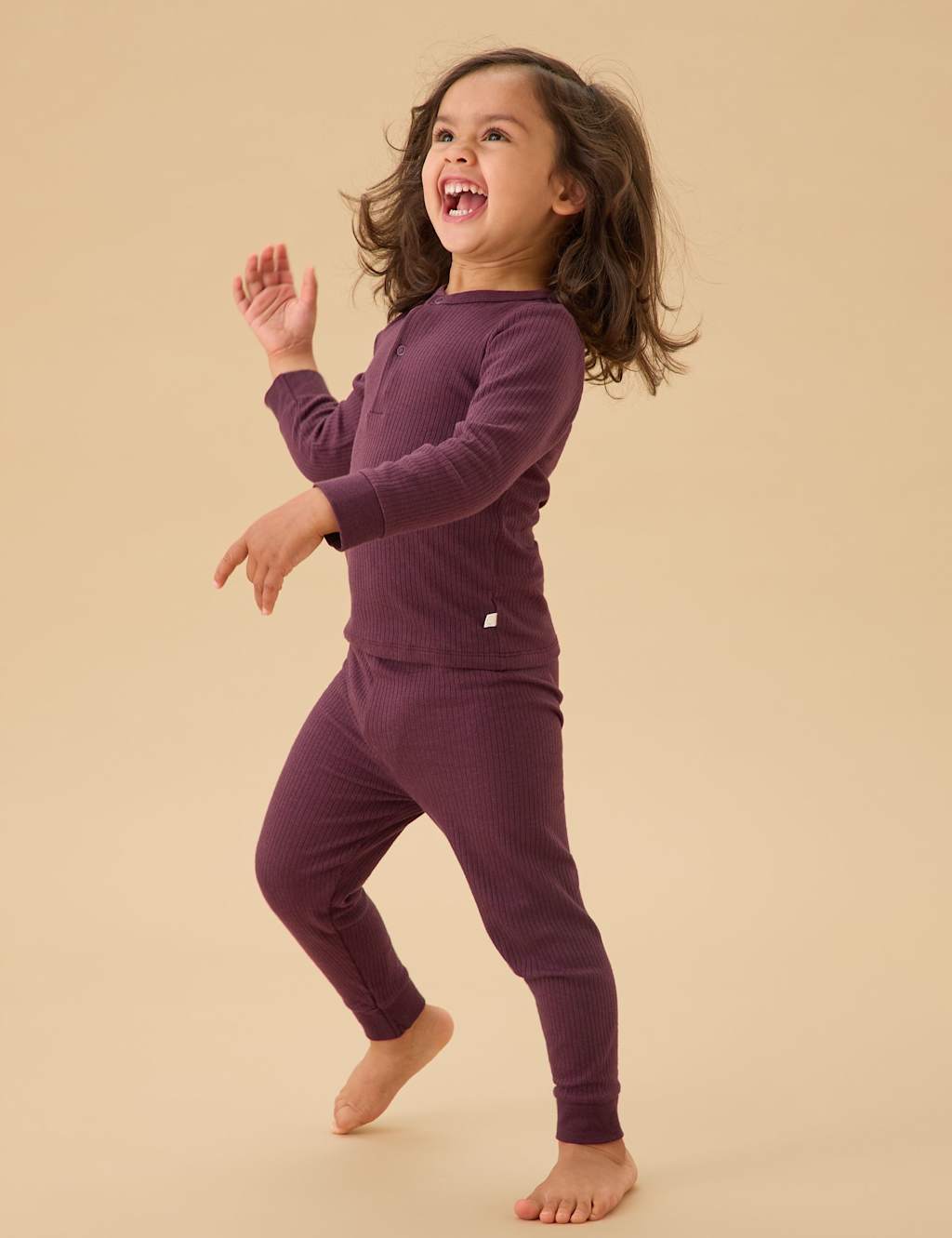 MORI 2pc Pyjama Set (0-5 Yrs) Plum