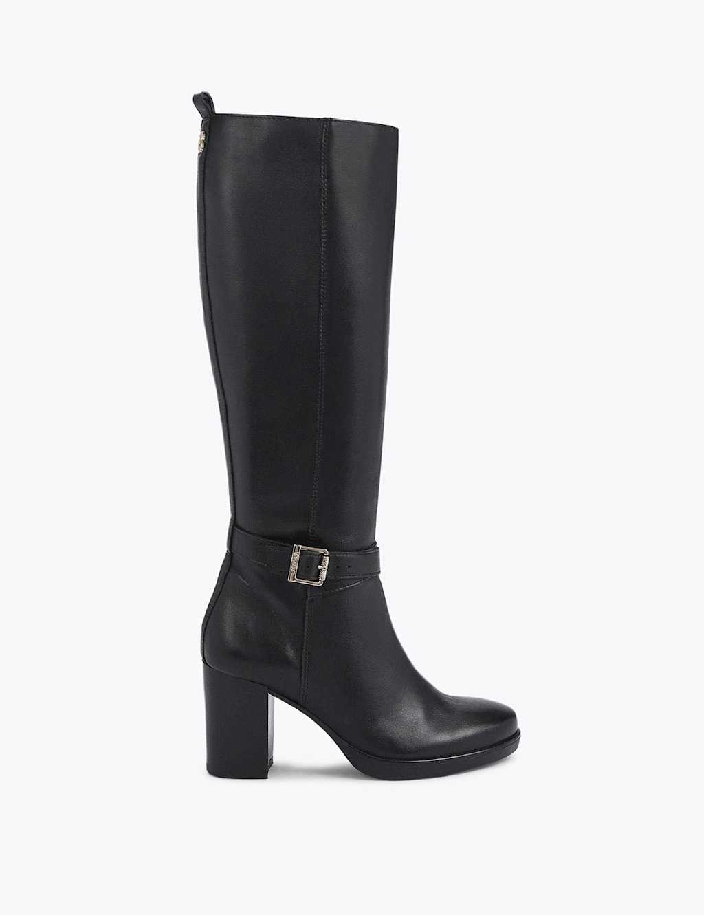 Carvela Women's Leather Block Heel Knee High Boots - 4 - Black - Available at M&S