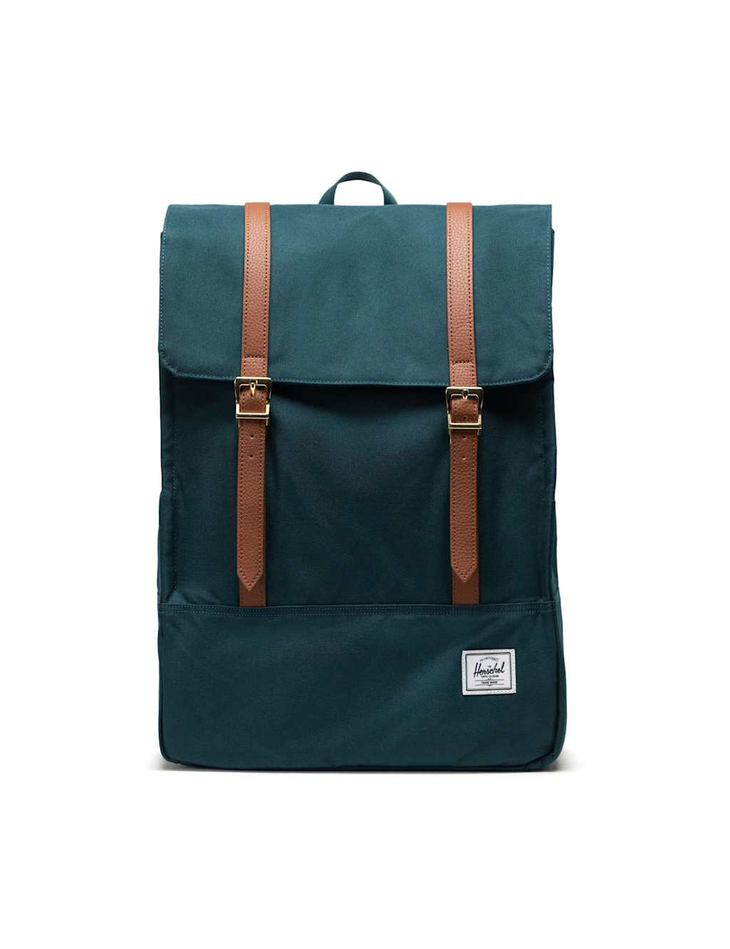 Herschel Canvas Buckle Backpack Navy