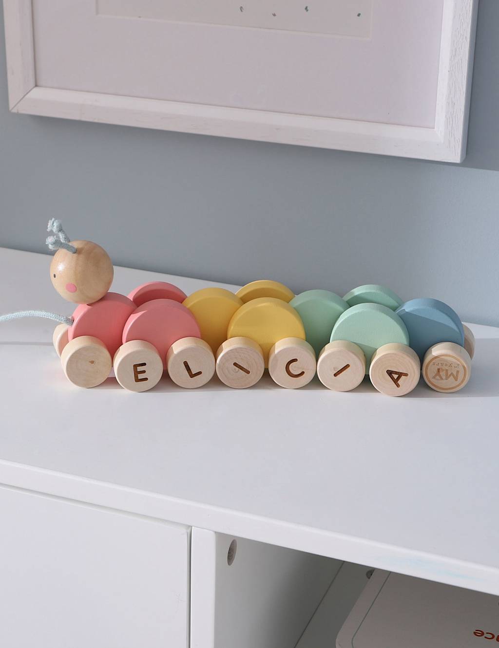 My 1st Years Personalised Pull Along Caterpillar Multi