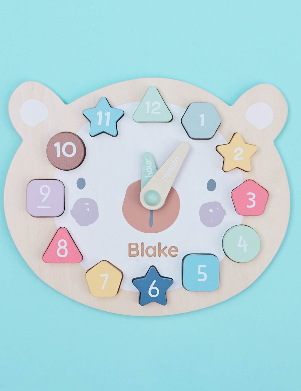 My 1st Years Personalised Bear Clock Puzzle FSC Multi
