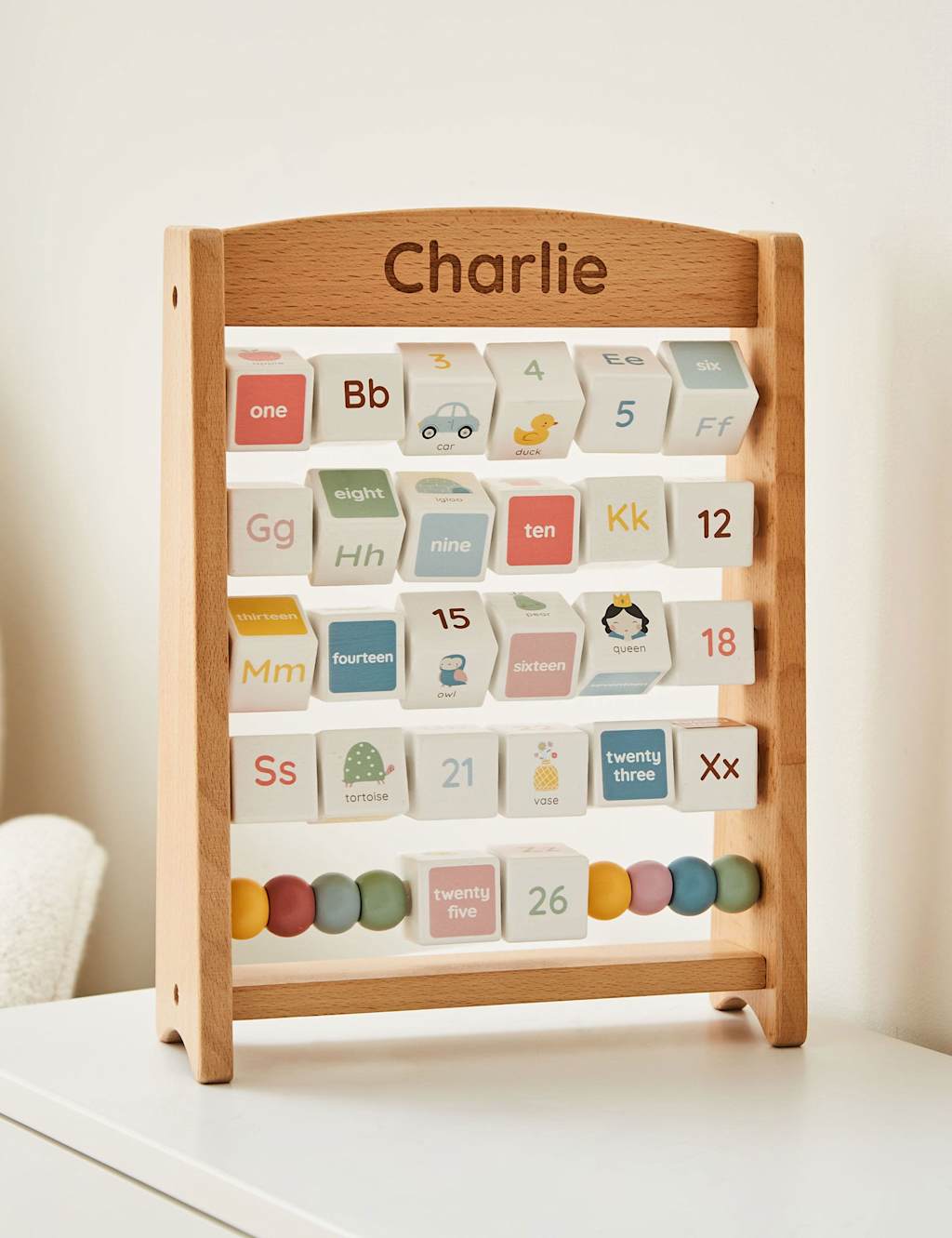 My 1st Years Personalised Alphabet Spinnery Toy Multi