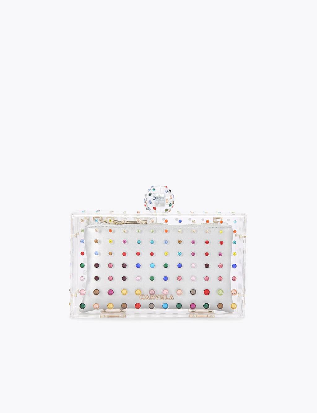 Carvela Embellished Clutch Bag Multi