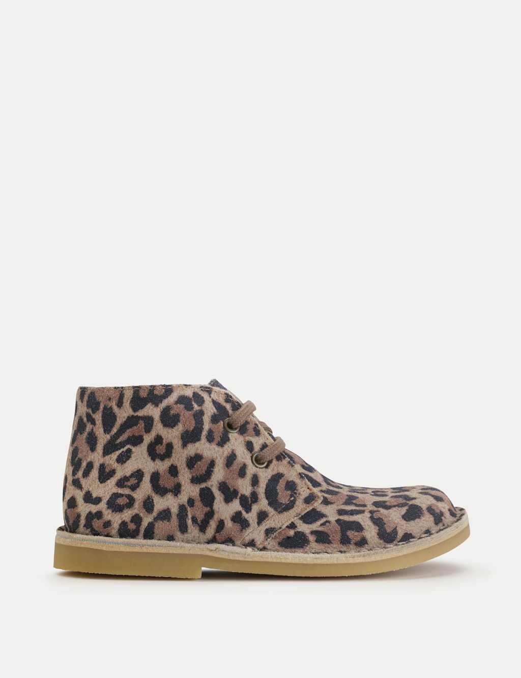 Start-Rite Suede Leopard Boots (7 Small - 2 Large) Multi