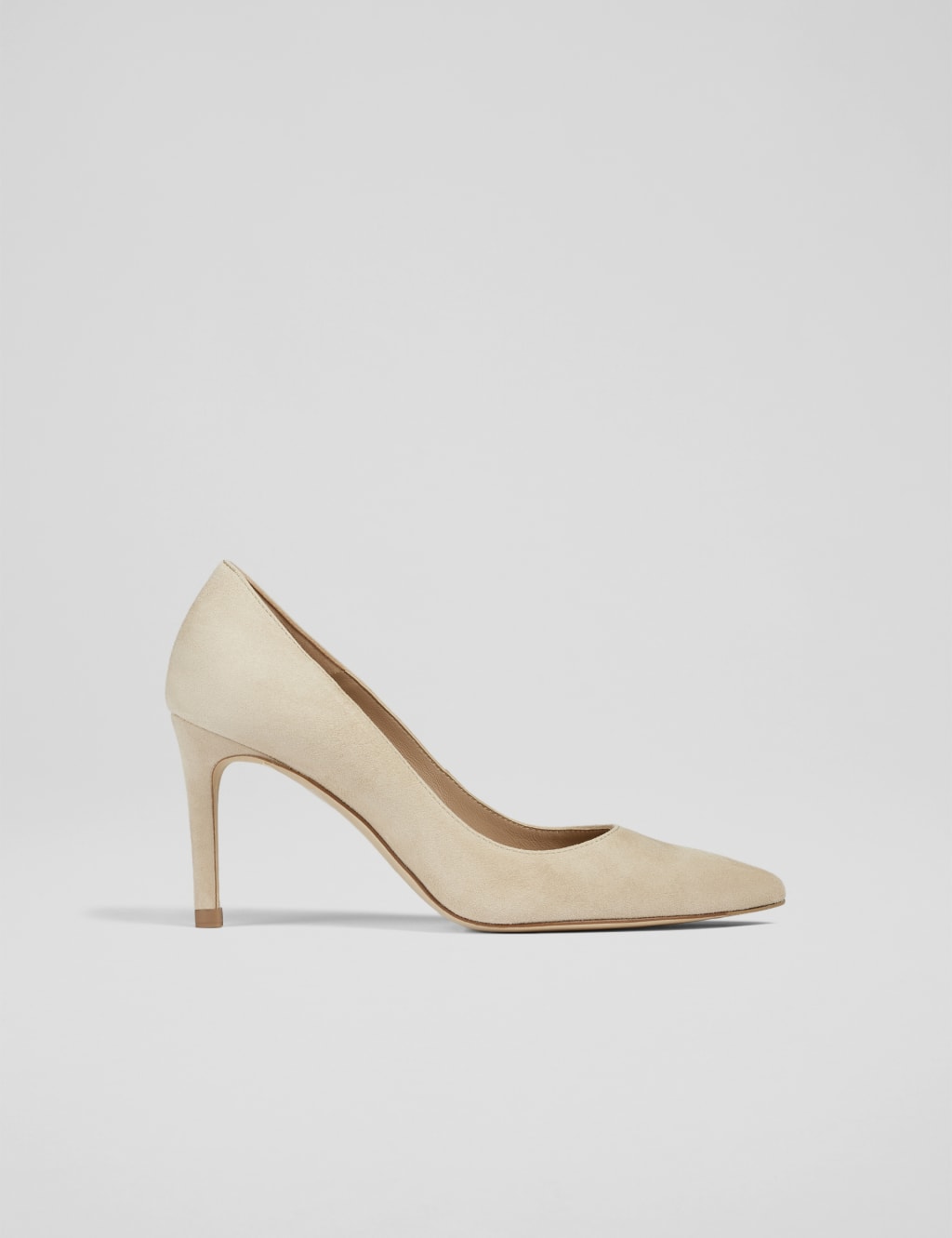 Suede Stiletto Heel Pointed Court Shoes