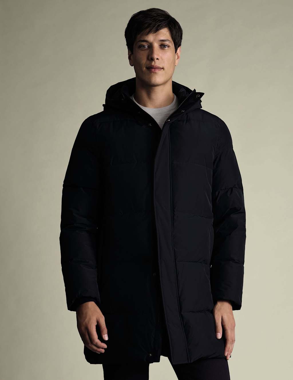 Charles Tyrwhitt Men's Puffer Coat - S - Navy - Available at M&S