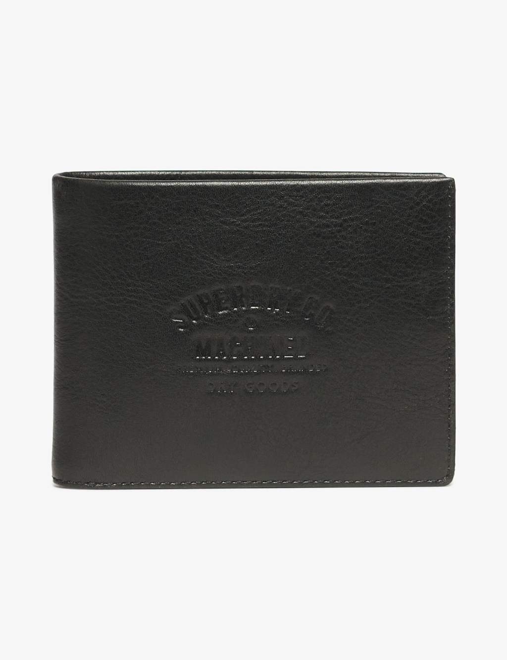Superdry & Co Leather Bi-fold Wallet Black
