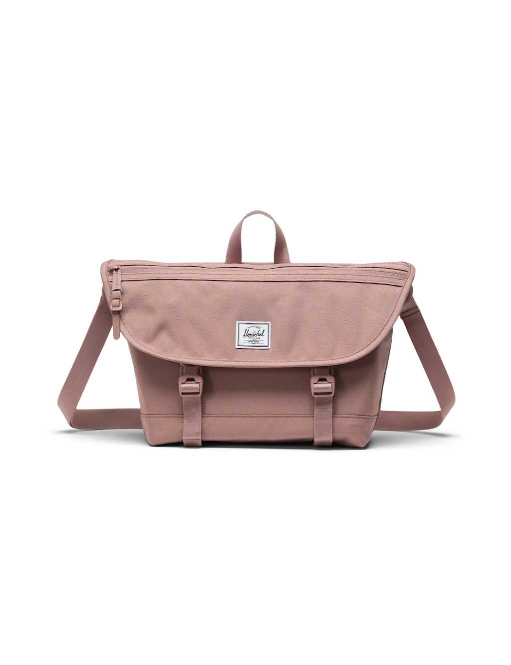 Herschel Multi Pocket Cross Body Messenger Bag Pink
