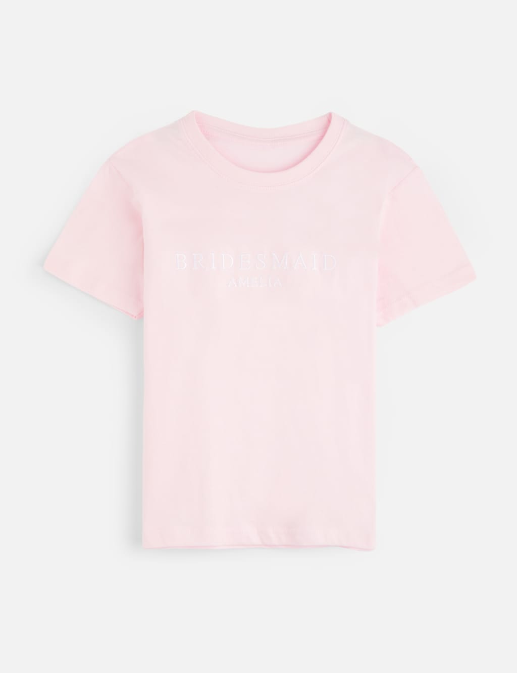 Personalised Kids Bridesmaid T-Shirt (3-12 Yrs)
