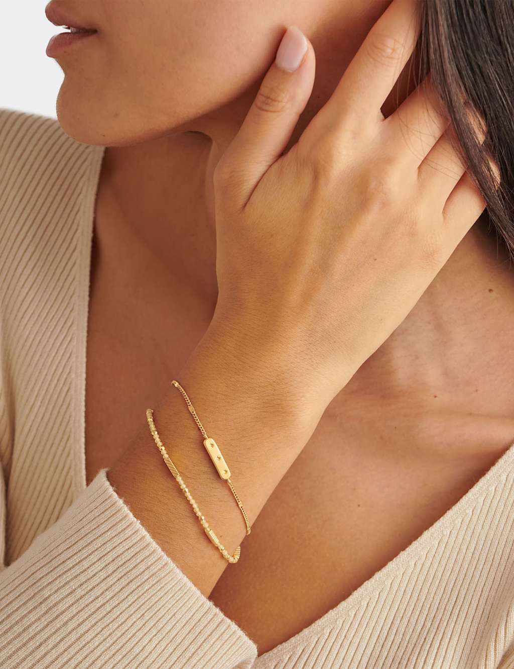 Katie Loxton Women's November Waterproof Birthstone Bracelet - Gold - Available at M&S