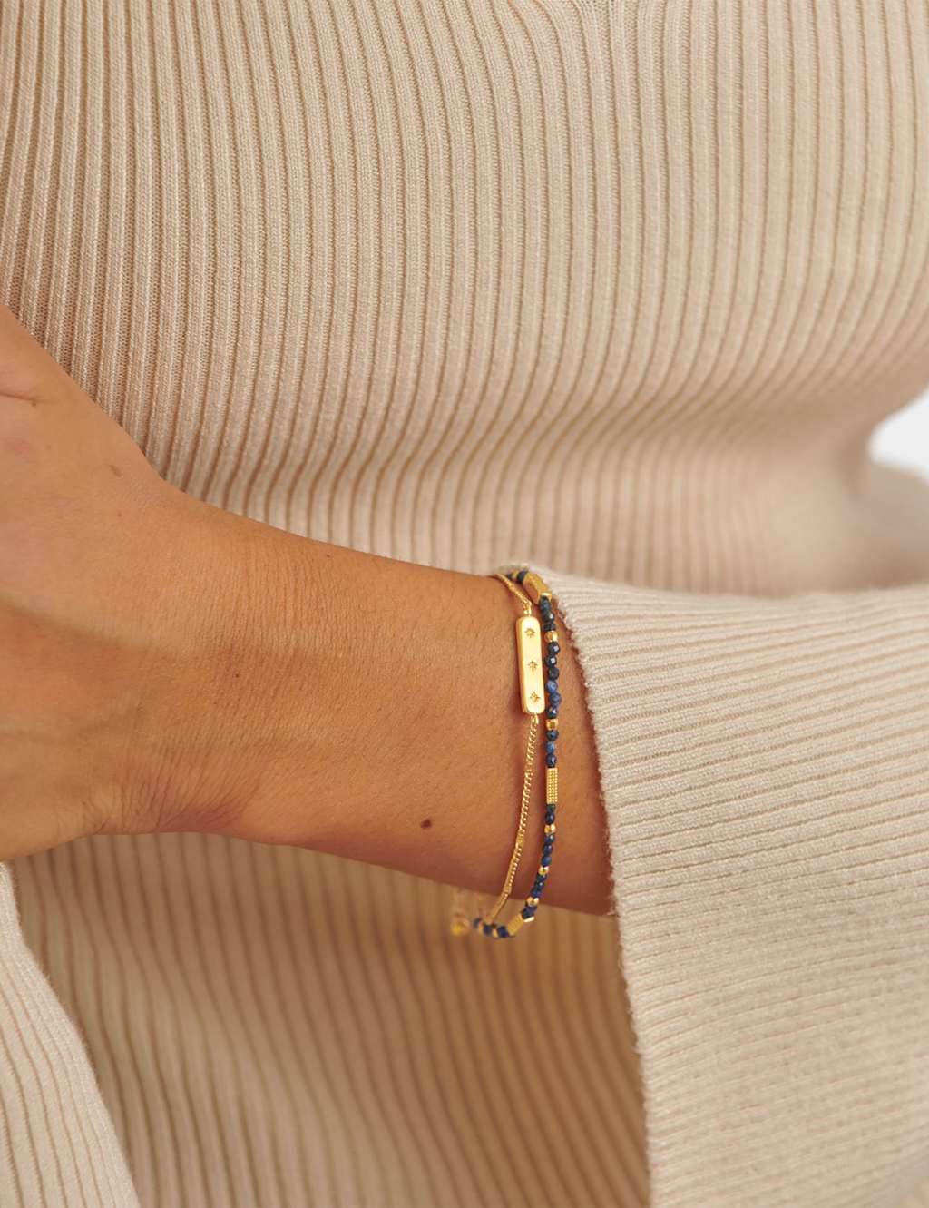 Katie Loxton Women's September Waterproof Birthstone Bracelet - Gold - Available at M&S