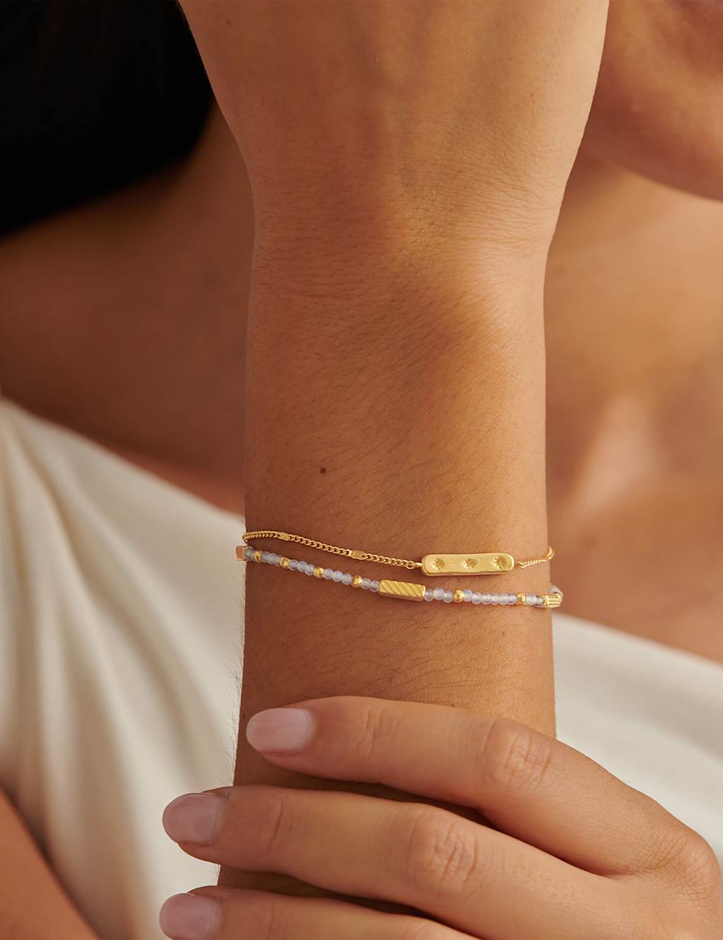 Katie Loxton Women's June Waterproof Birthstone Bracelet - Gold - Available at M&S