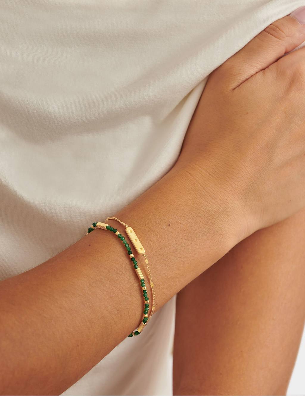 Katie Loxton Women's May Waterproof Birthstone Bracelet - Gold - Available at M&S