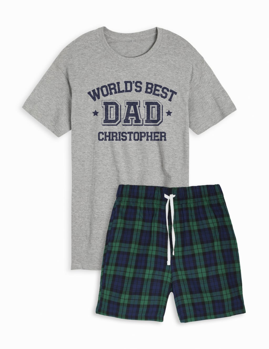 Personalised Best Dad Pyjamas