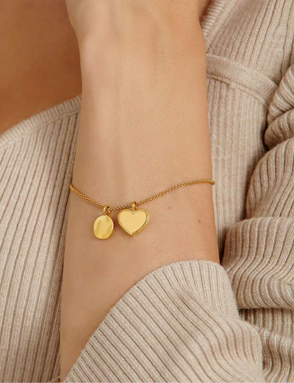 Katie Loxton Women's Birthday Gold Plated Waterproof Bracelet - Available at M&S