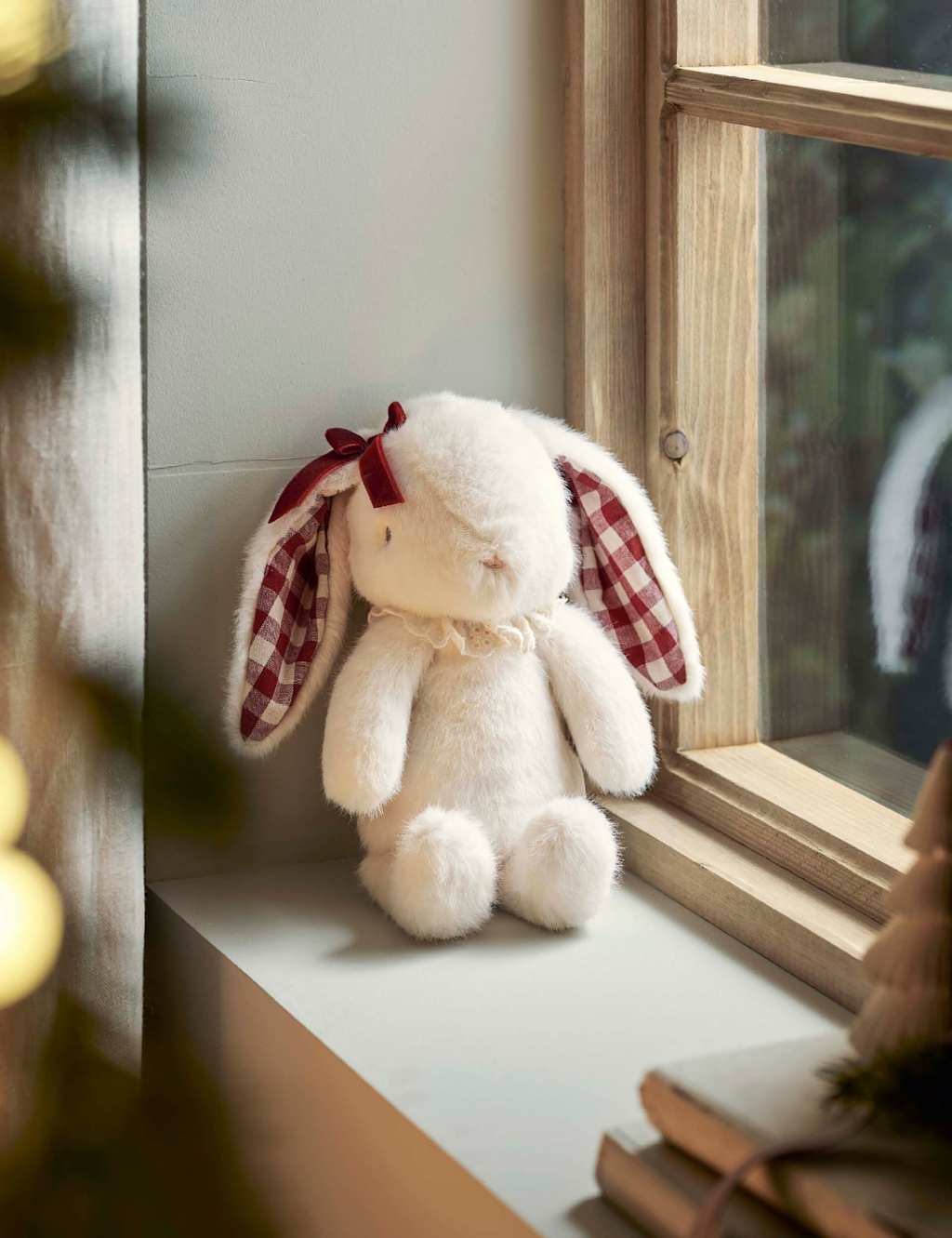 Mamas & Papas Christmas Beau Bunny Soft Toy 2025 (0+ Mths) Multi