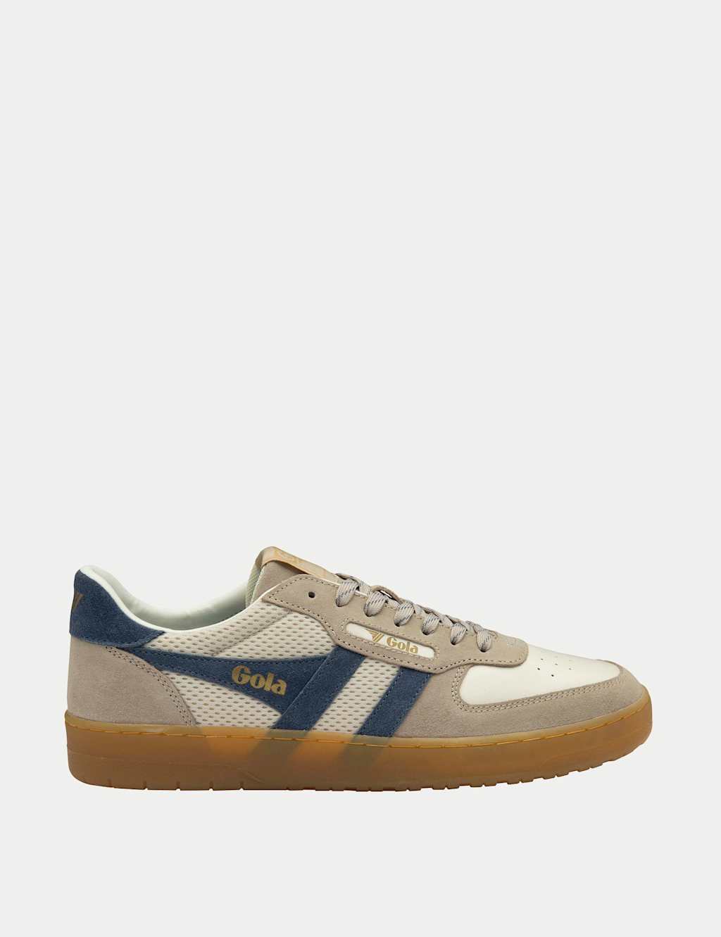 Gola Men's Hawk '83 Trainers - 8 - White Mix - Available at M&S