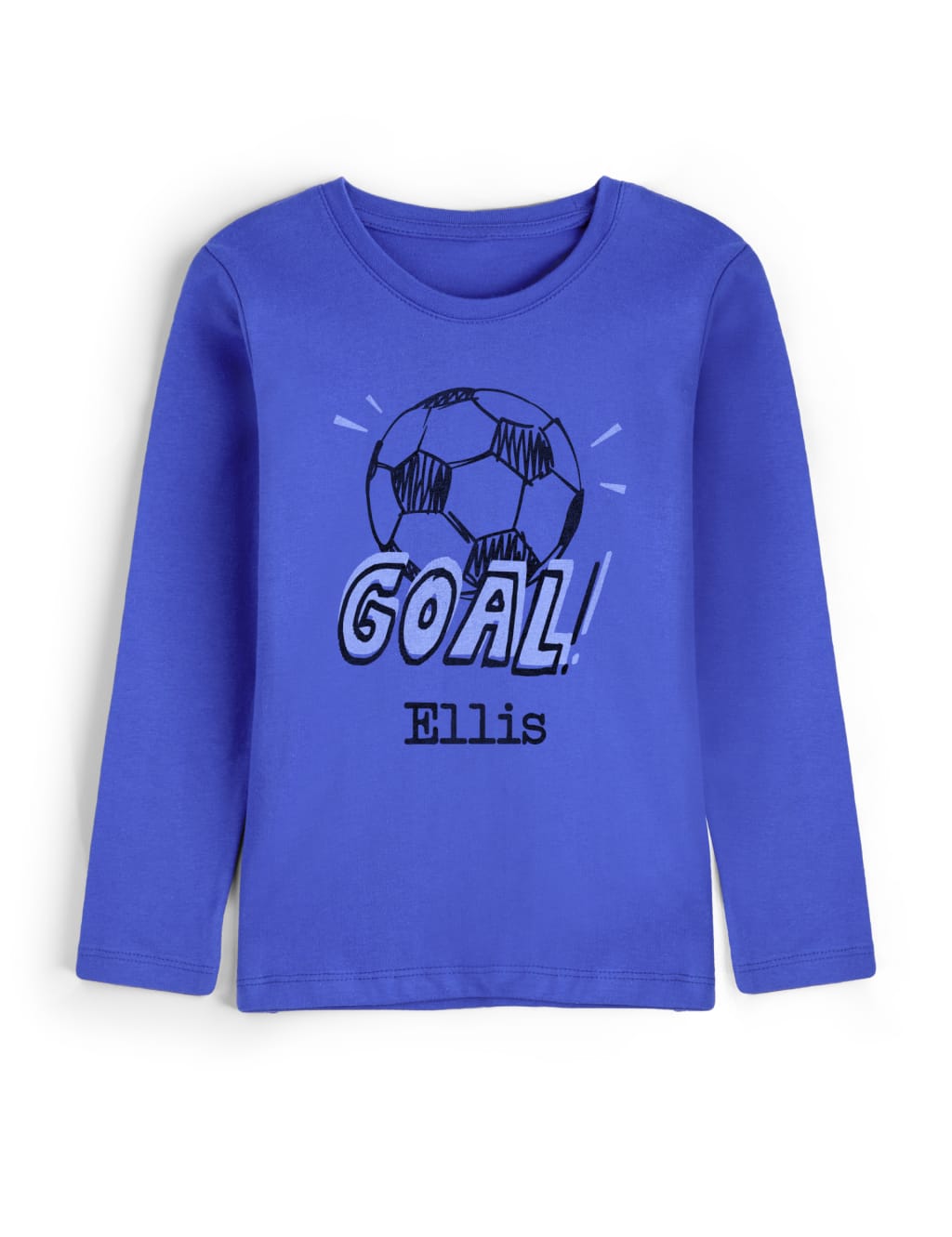 Personalised Kids Goal T Shirt (5-12 Yrs)