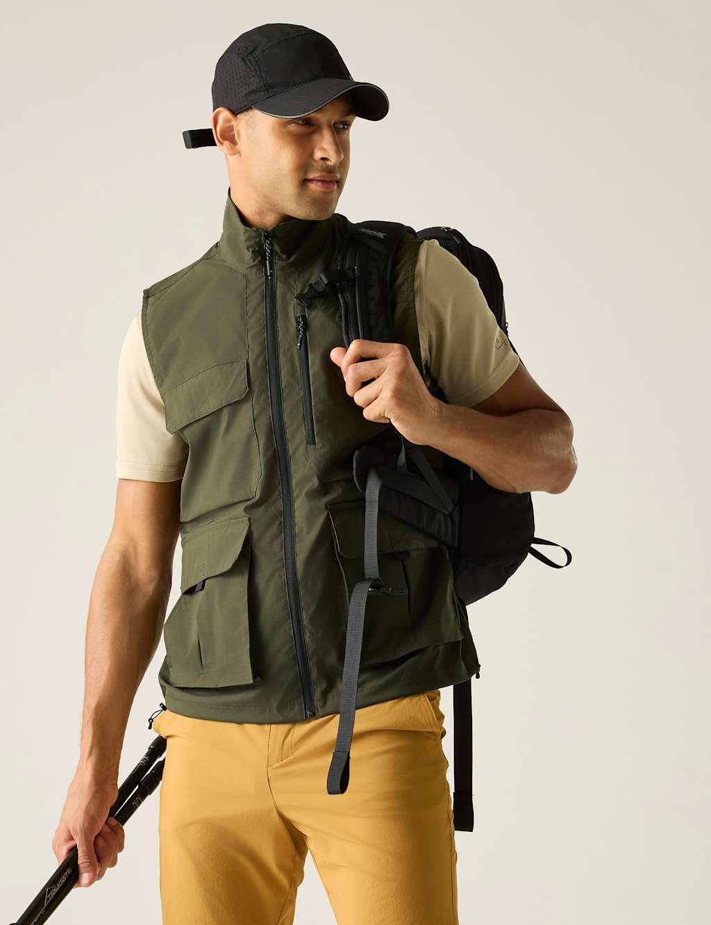 Regatta Men's Travel Light Packaway Water Repellent Gilet - 2XL - Green - Available at M&S