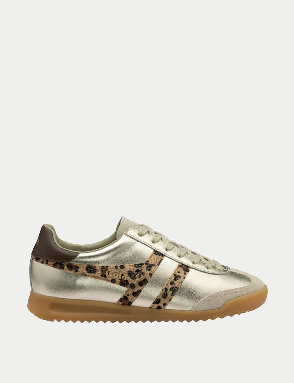 Gola Women's Torpedo Glimmer Safari Trainers - 6 - Gold Mix - Available at M&S