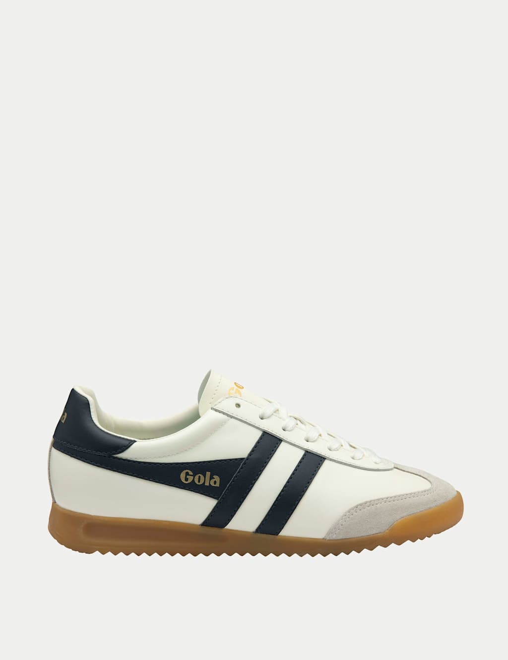 Gola Men's Torpedo Leather Trainers - 8 - White Mix - Available at M&S