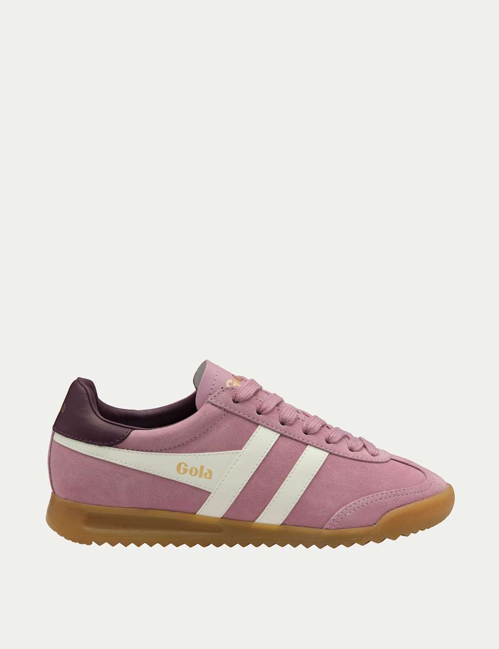 Gola Women's Torpedo Suede Colour Block Trainers - 5 - Pink Mix - Available at M&S