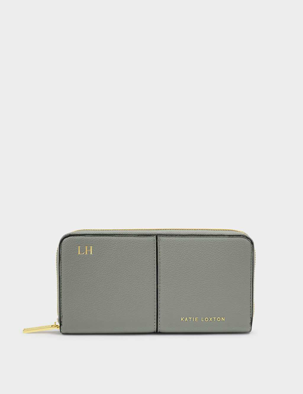 Katie Loxton Personalised Faux Leather Purse Green Mix