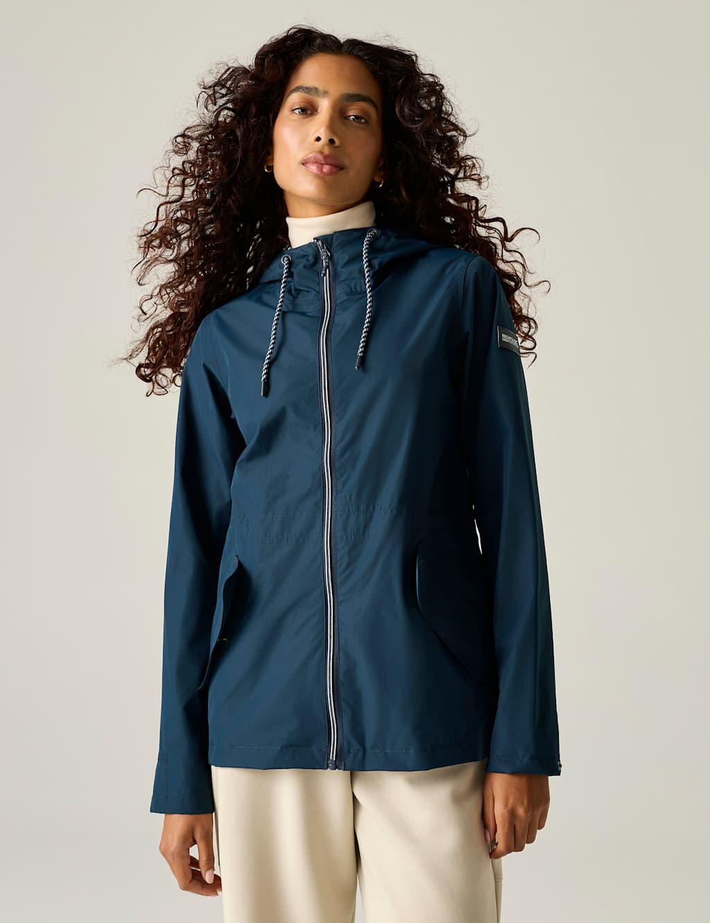 Regatta Women's Bayletta Waterproof Oversized Rain Jacket - 26 - Navy - Available at M&S