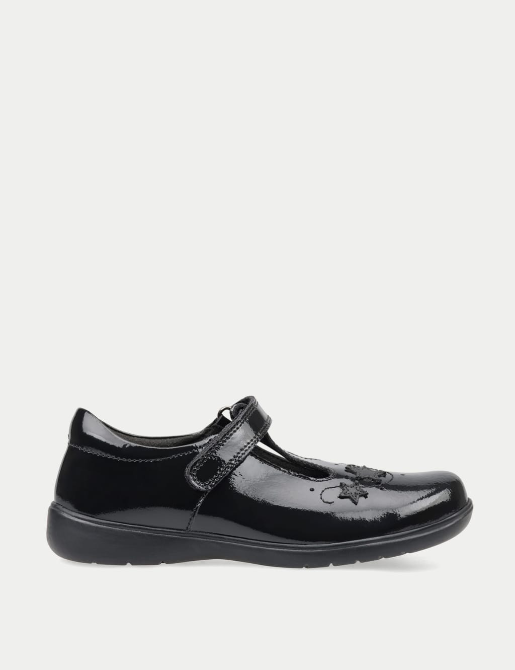 Kids' Leather T Bar Schoolwear Shoes (9 Small - 2 Large)