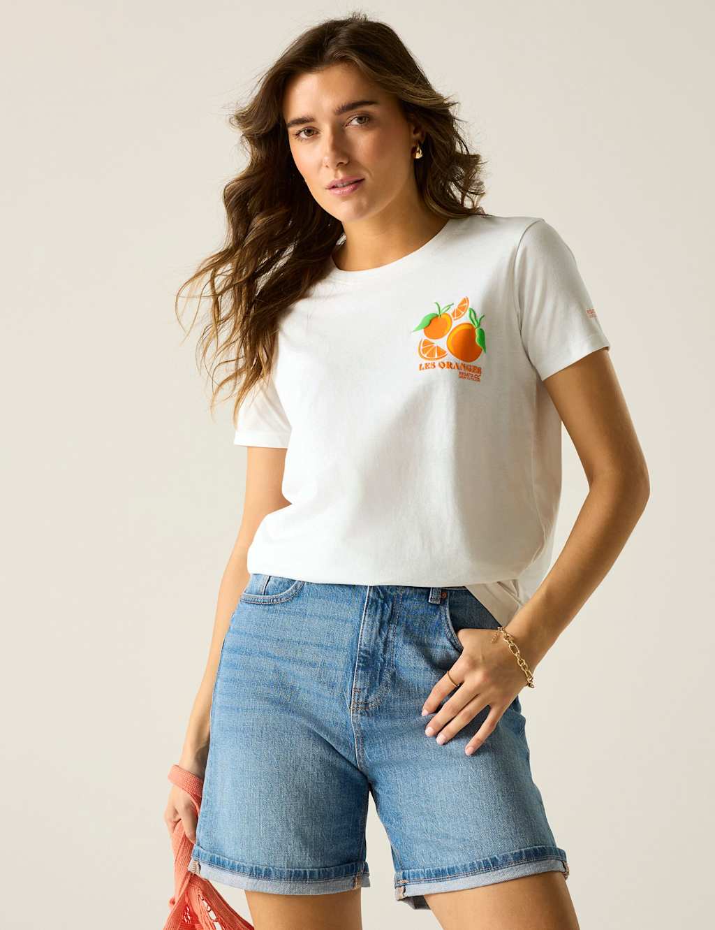 Regatta Women's Filandra IX Pure Cotton Printed T-Shirt - 10 - White Mix - Available at M&S