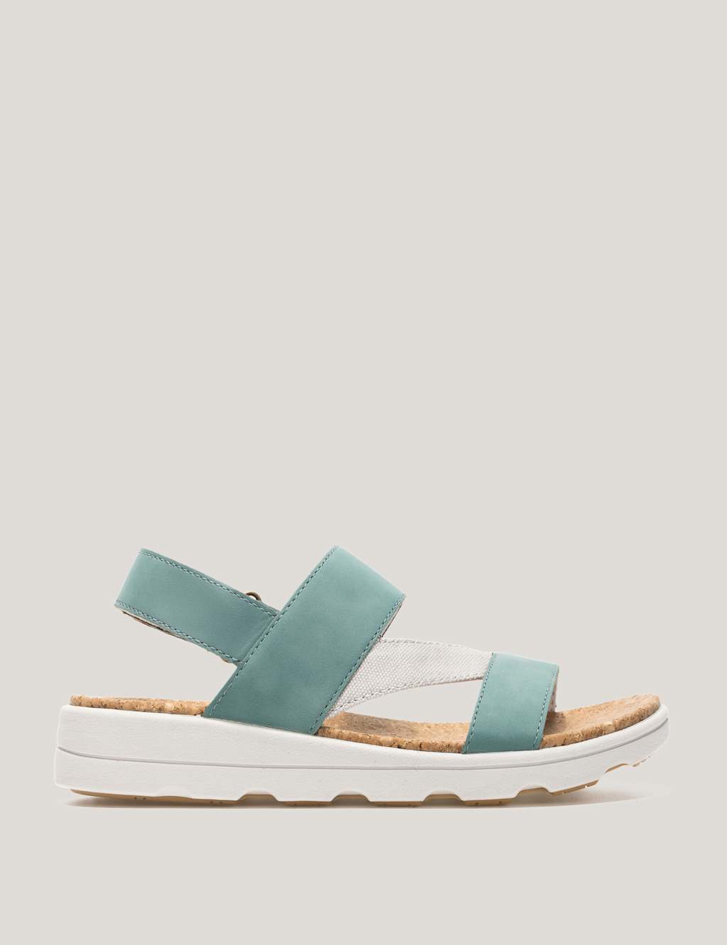 Regatta Women's Rylie Riptape Flatform Open Toe Sandals - 7 - Light Green - Available at M&S