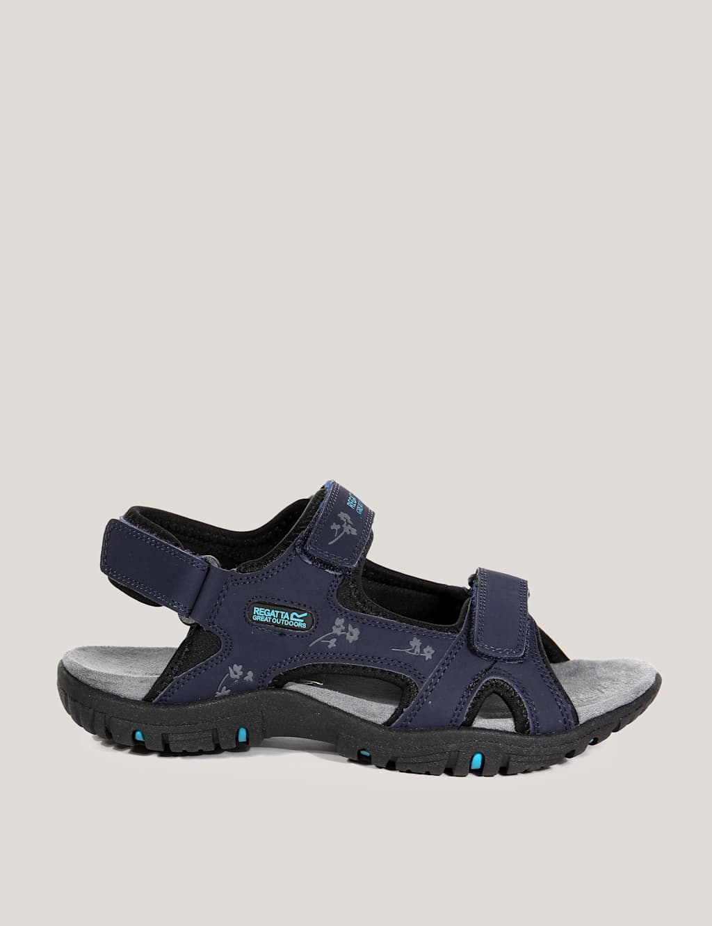 Regatta Women's Harris Ankle Strap Sandals - 8 - Navy Mix - Available at M&S