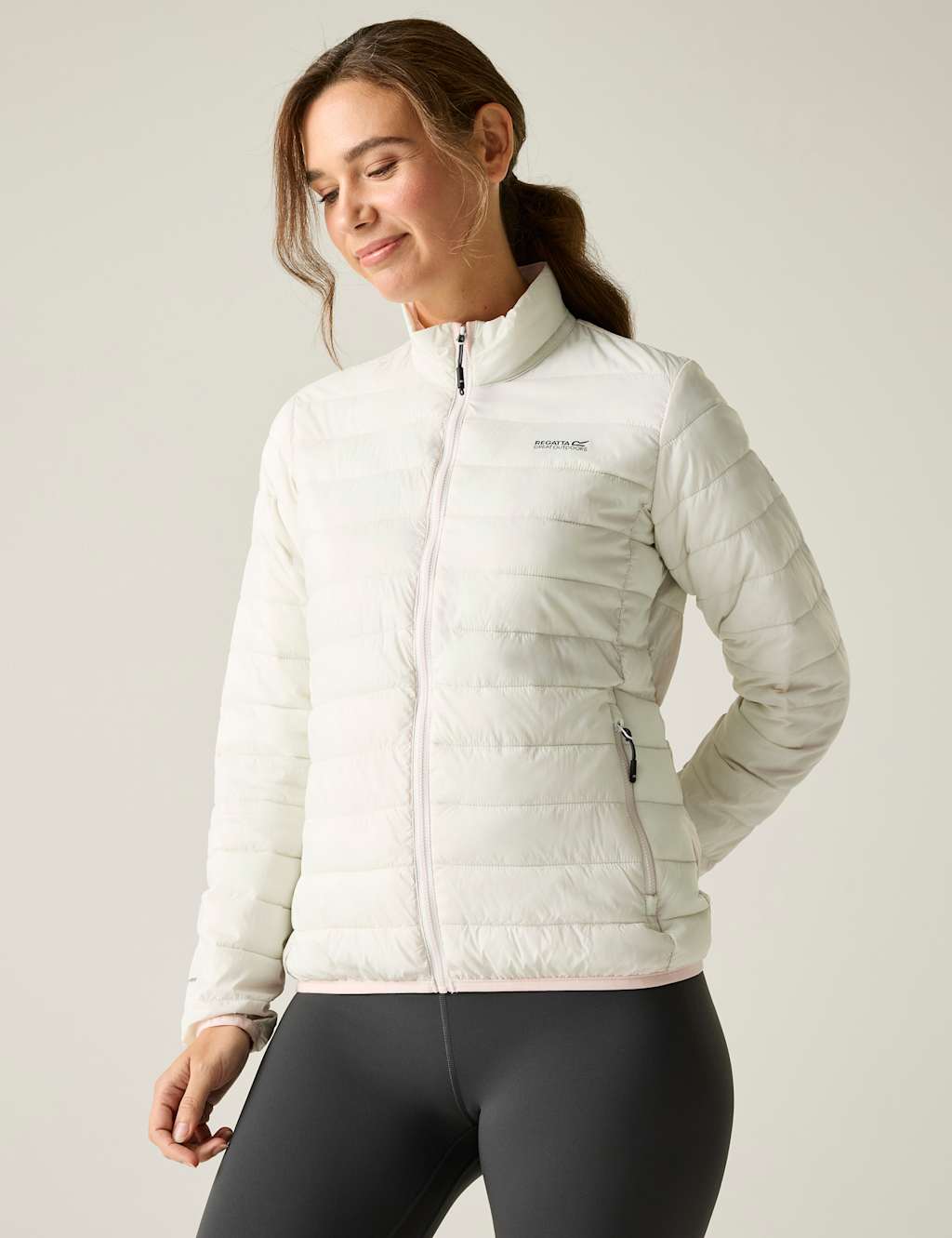 Regatta Women's Hillpack II Quilted Puffer Jacket - 20 - White Mix - Available at M&S