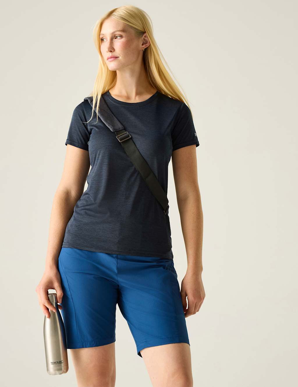 Regatta Women's Fingal Edition Slim Fit T-Shirt - 14 - Navy - Available at M&S