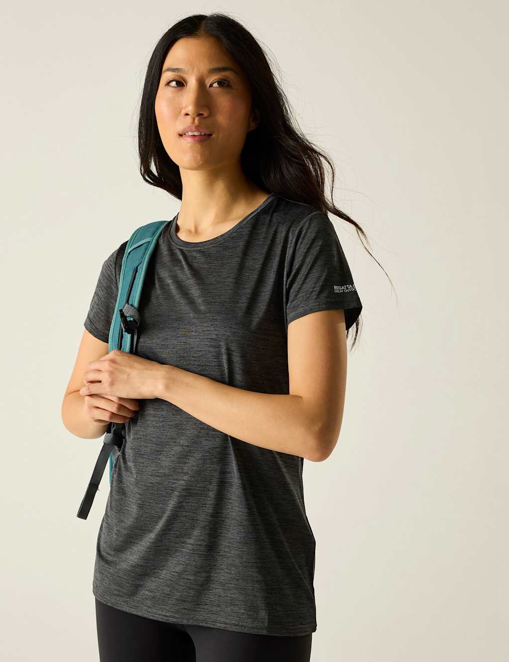 Regatta Women's Fingal Edition Slim Fit T-Shirt - 16 - Grey - Available at M&S